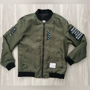 Men's Bomber Jackets Military Flight Hip Hop Jacket Softshell Outwear medium